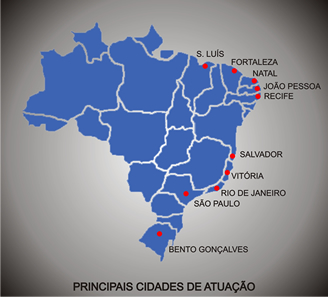 Mapa de Atuação